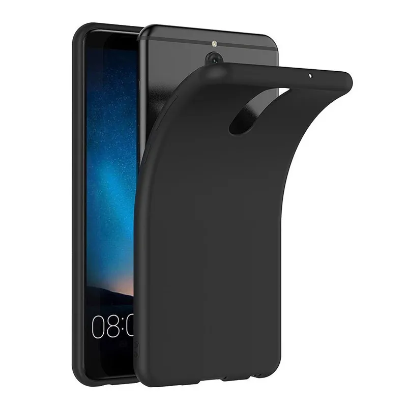 Чехол для Huawei nova 2i чехол Мягкая силиконовая задняя крышка телефона 2 i RNE-L21 черный |