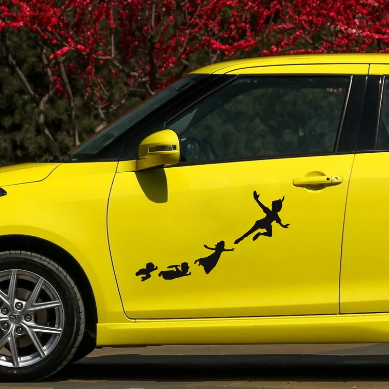 Anycuros Peter Pan &amp Gang Flying Fashion Car-Styling Stickers Decals 17.1cm*10cm | Автомобили и мотоциклы