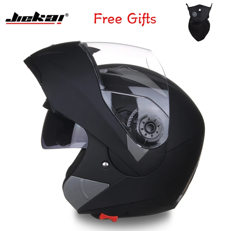 Мотоциклетный шлем JIEKAI 105 в горошек с наклейкой откидной M L XL XXL|jiekai flip|racing