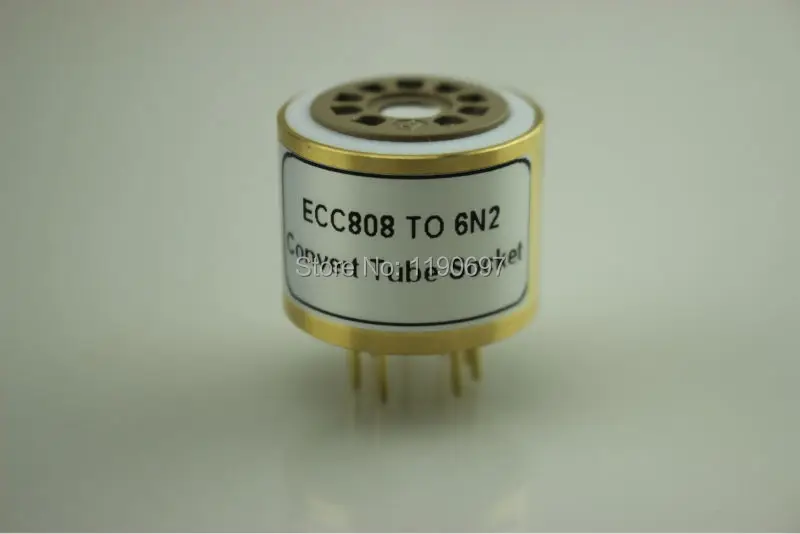 Адаптер ECC808 (верхний) 6N2 (нижний) с 9 контактами на контактов|tube diy|vacuum tubeaudio vacuum tube |