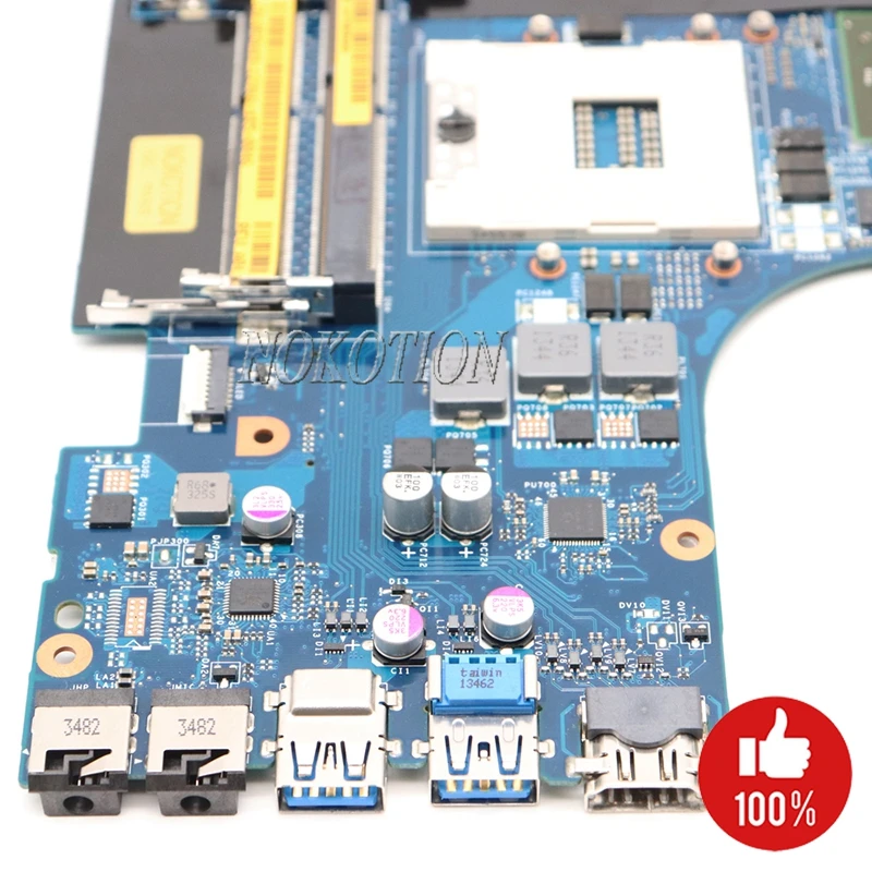 NOKOTION CN-0RDH49 0RDH49 RDH49 для Dell Vostro 3560 V356 Материнская плата ноутбука QCL00 LA-8241P материнская плата HM76 HD7600M 1 Гб