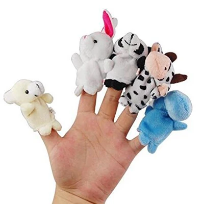 Дропшиппинг бесплатная доставка супер милые 10 шт./лот пальчиковые куклы детские