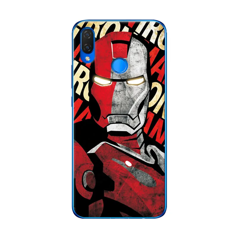 Очаровательный чехол для телефона Marvel Hero Captain America Huawei Nova 3 шикарные чехлы с