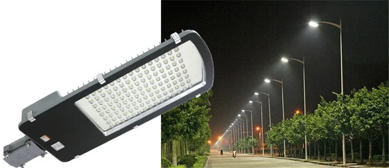 Светодиодный уличный светильник, лампа для двора, дороги, IP65, AC85-265V, водонепроницаемый, уличный светильник, 150 Вт, 100 Вт, 80 Вт, 60 Вт, 30 Вт, 12 Вт