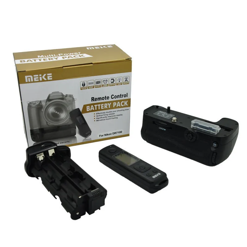 Meike MK DR7100 батарейный блок дистанционного управления для Nikon D7100 MB D15|battery grip|battery grip