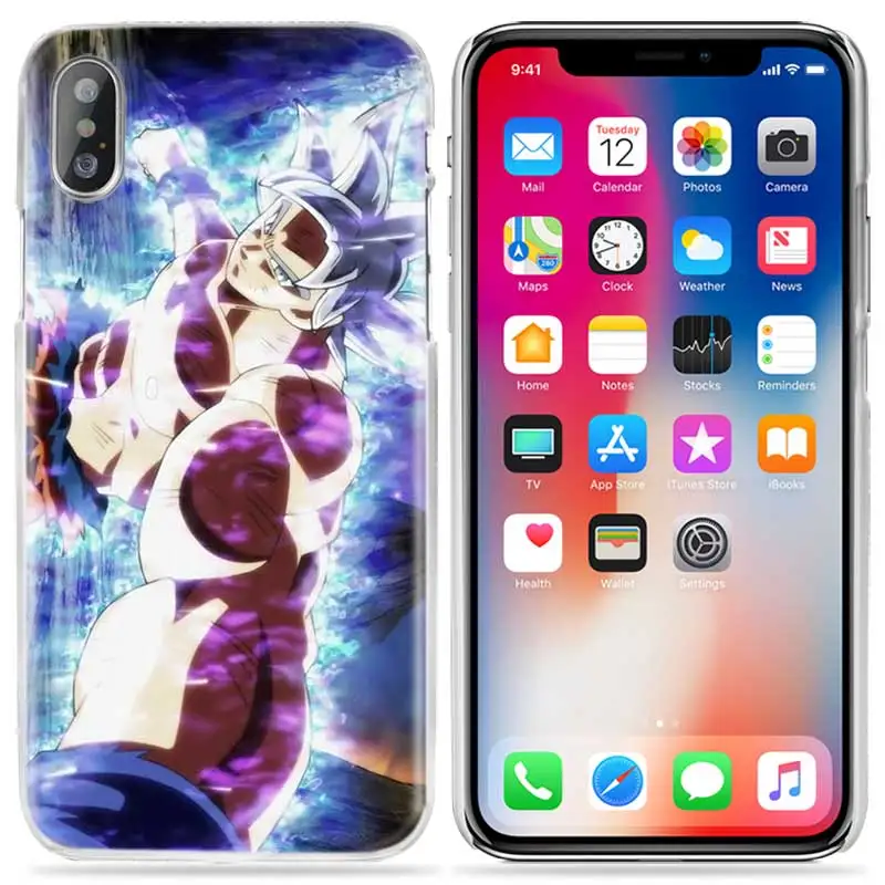 Чехол Naruto Dragon Ball для iPhone XS Max XR X 10 7S 8 6 6S Plus 5S SE 5 4S 4 5C 6+ 6S+ 7+ 11 жесткий чехол для телефона с аниме