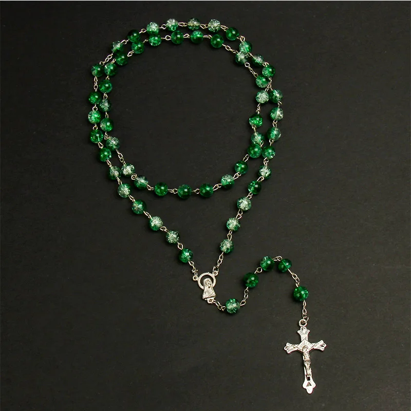 8 мм круглые хрустальные бусы ручной работы католические четки качественный