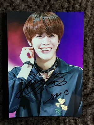 13 Ручной подписанный NCT 127 NCT127 Nakamoto Yuta фото с автографом 5*7 коллекция 13 версий 69EA - Цвет: 13