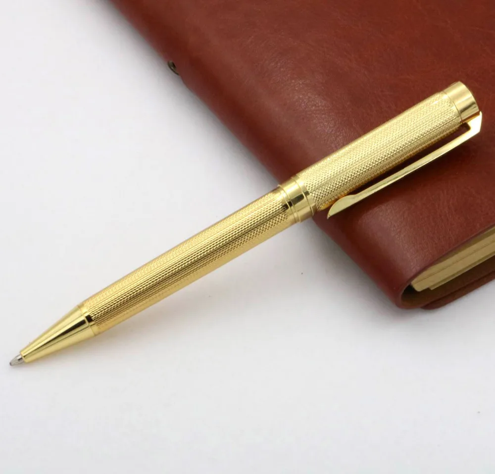 Jinhao Студенческая шариковая ручка с золотым узором