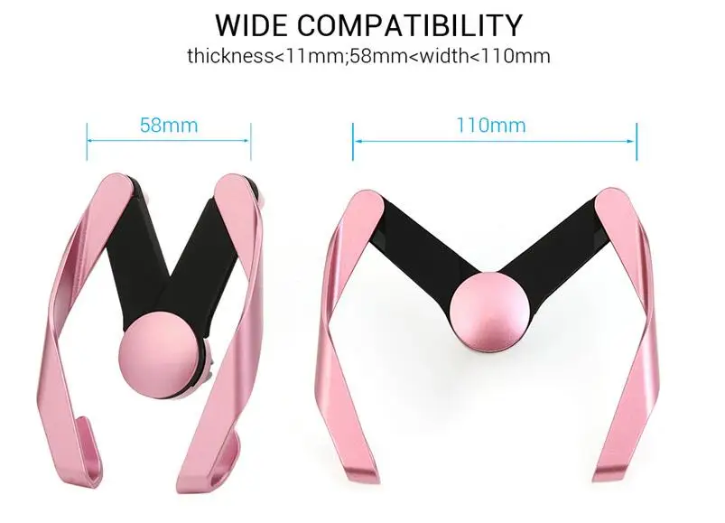 Металлические крепления для вентиляционного отверстия автомобильные держатели