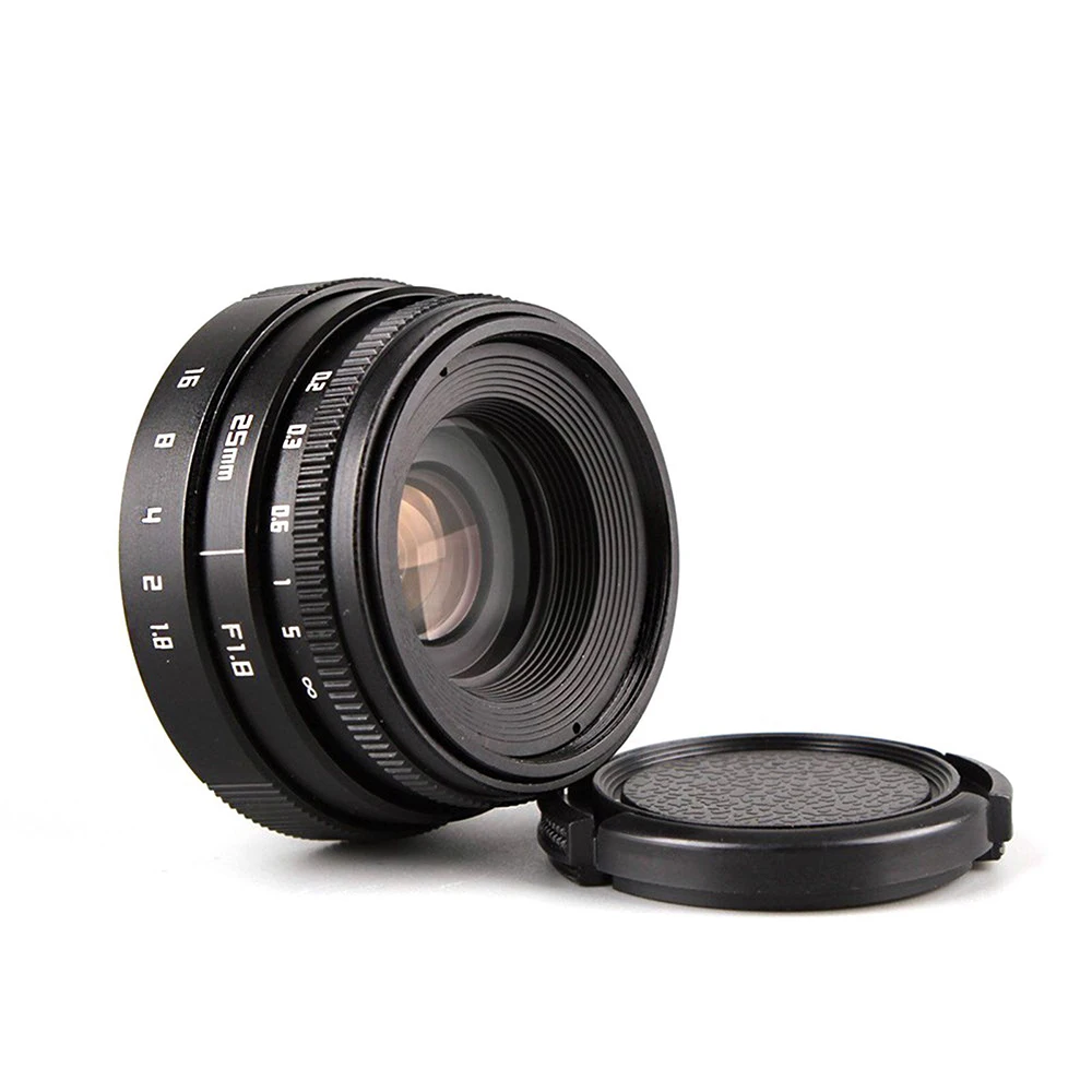 Объектив для телевизора 25 мм F1.8 объектив ТВ с креплением + бленда Nikon 1