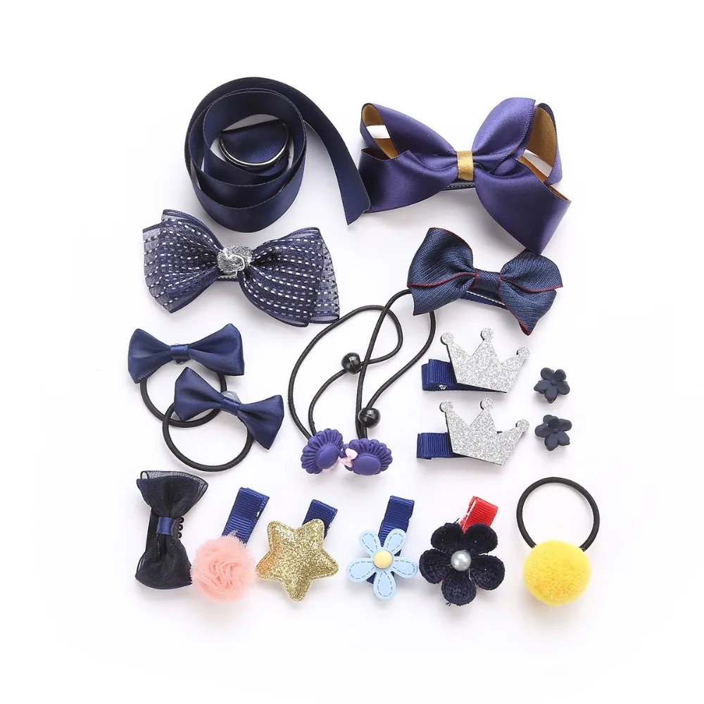 

The New Style a Set of Bow-knot Children's Set Cloth Art Hairpins with the Headwear Accessories