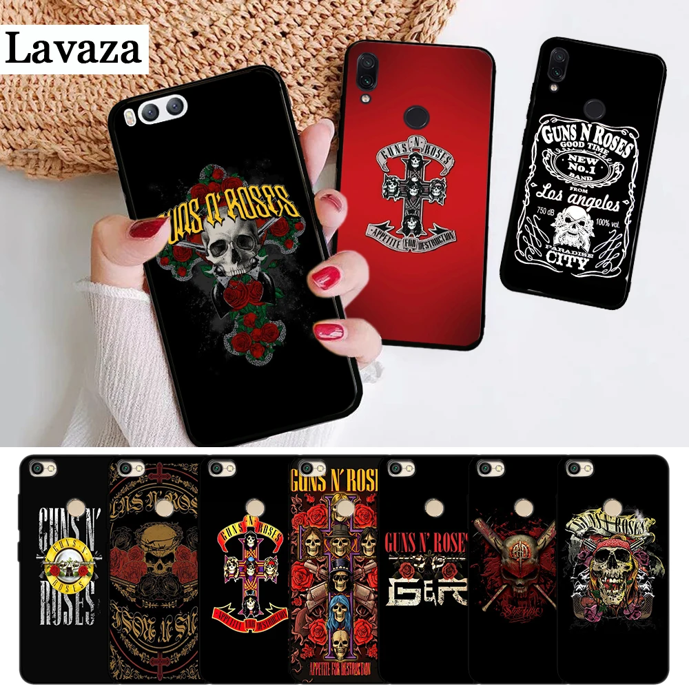 Lavaza Guns n roses силиконовый чехол для телефона Xiaomi Redmi 4A 4X 5 5A 6 6A 7 7A 8 8A K20 Pro Plus S2 Go |
