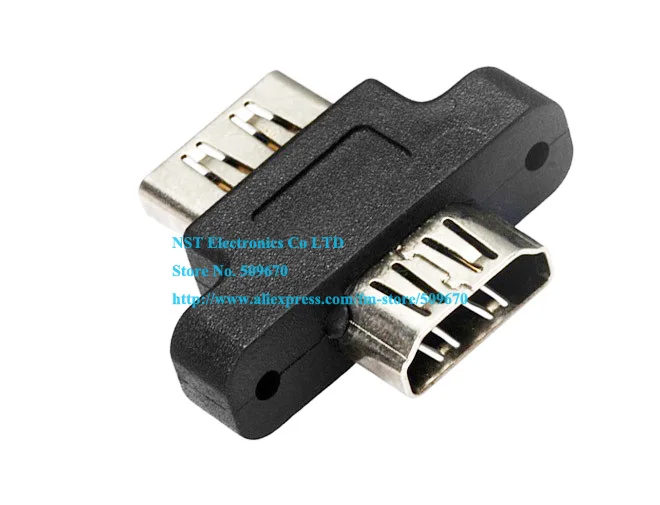 HDMI1.4 Женский удлинитель HDMI переходник с панельными отверстиями/Бесплатная