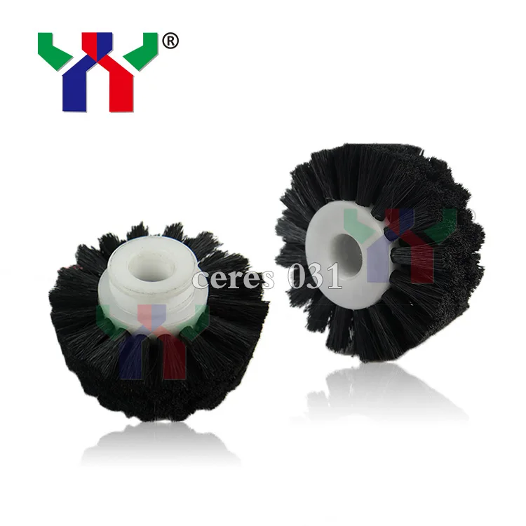 10 pcs/pack ceres 031 Print Area Brush Wheel for Kaonao Machine Black 12*60*35mm | Cartridge Chip