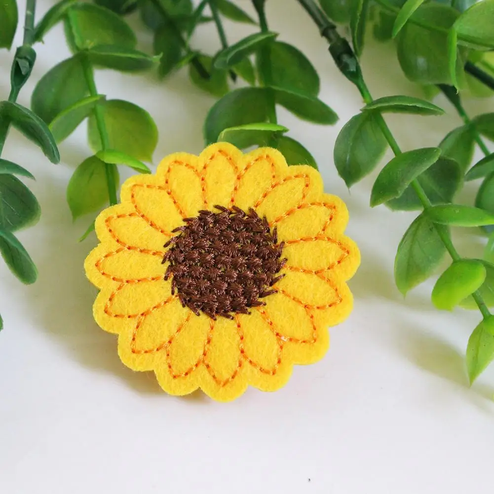 Подсолнух бейдж держатель катушки Точная строчка усиленный ремешок легко