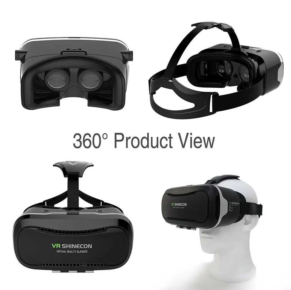 Новый VR Shinecon II 2 0 шлем картонные очки виртуальной реальности мобильный телефон 3D