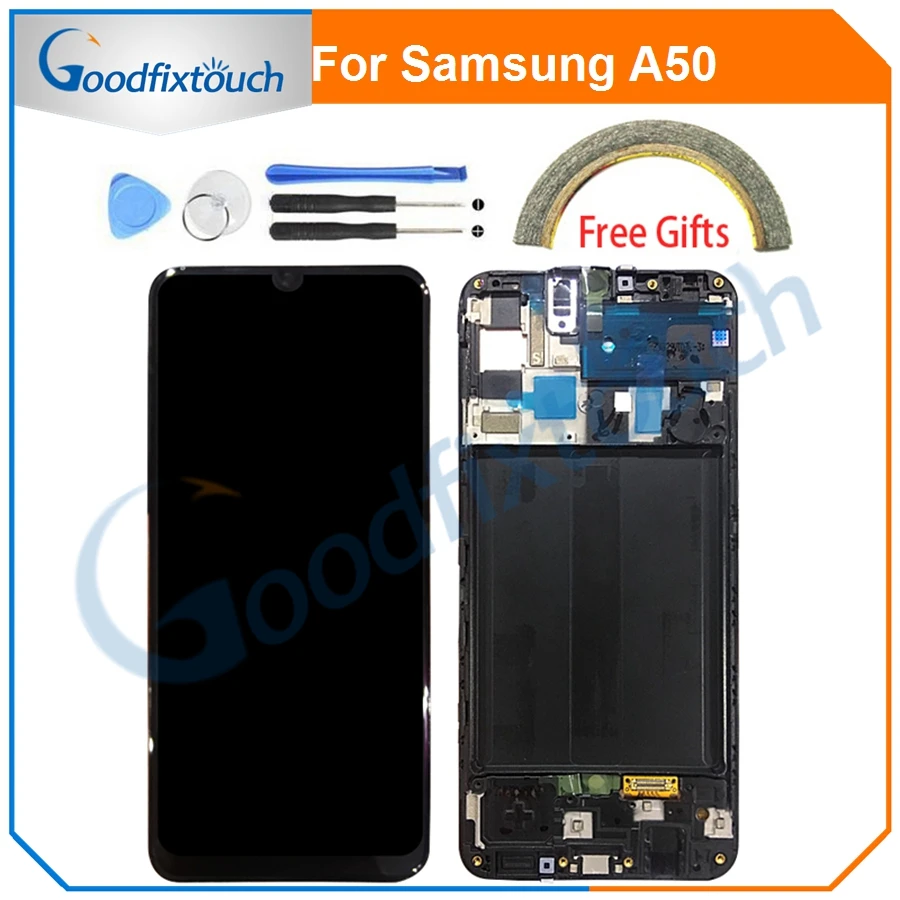 ЖК-дисплей для Samsung galaxy A50 2019 A505F/DS A505F A505FD A505A сенсорный экран дигитайзер в сборе с