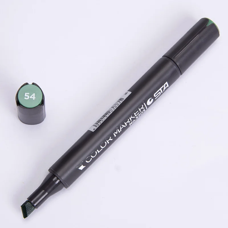 STA3203-095 STA 1 шт. художественная маркер ручка художника двойная головка маркеры эскиз набор акварельные кисти перо вкладыши для рисования - Цвет: STA3203-095