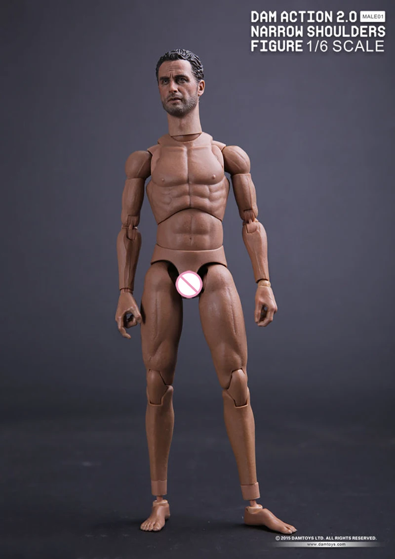 Коллекция 1/6 весы игрушки узкие плечи тело с Wlaking Dead Rick Grimes голова Male01 мужской 02 тело куклы игрушки