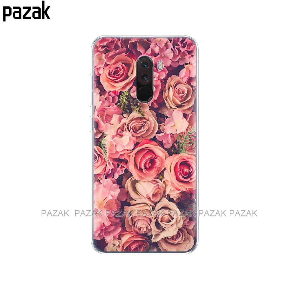 34372 Мягкий чехол pnleone для Xiaomi Pocophone F1, чехол Xiaomi Poco F1, силиконовый мягкий ТПУ чехол для телефона Xiaomi Pocophone F1 Global F, милый - Цвет: 34372