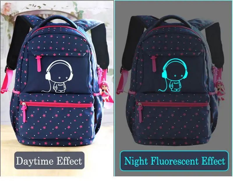 Рюкзак для мальчиков и девочек светящийся школьный рюкзак с принтом|Школьные