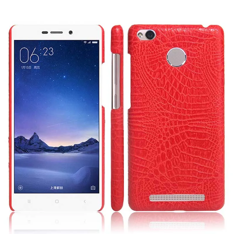 Чехол для Xiaomi Redmi 3 S роскошный чехол накладка из крокодиловой кожи аллигатора 3Pro