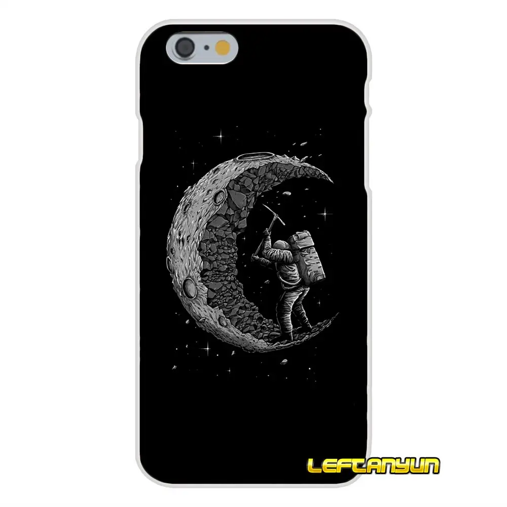 Аксессуары Чехлы для телефона дирижабль астронавт звезды серии Moon Night iPhone X 4 4S 5 5S