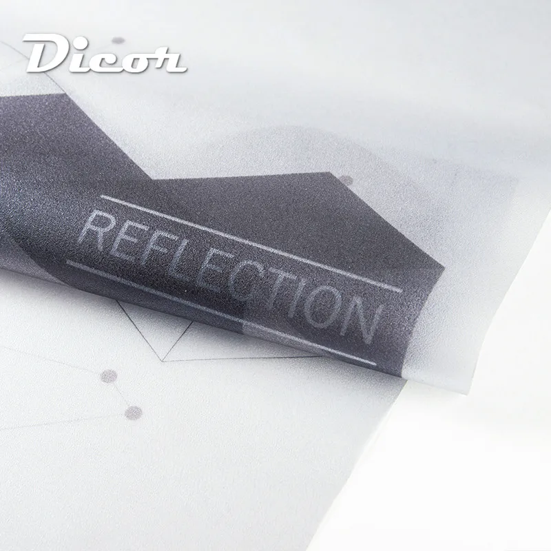DICOR витражная статическая цепляющаяся бизнес пленка для окна матовая