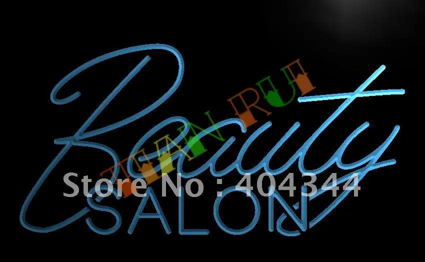 

LB308- Beauty Salon Hair Nails OPEN NR LED Neon Light Sign