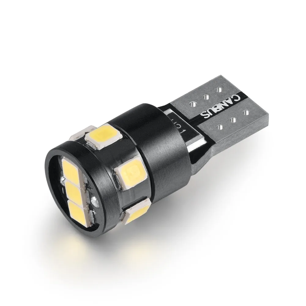 1000 шт. T10 W5W 194 168 светодиодный CANBUS без ошибок автомобильные лампы 2835SMD 9 светодиодный s Авто зазор для парковочного места боковой свет белый 12 В