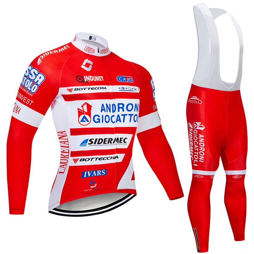 Новая команда ANDRON Велоспорт Джерси нагрудники брюки набор Ropa Ciclismo мужская зимняя теплая флисовая pro велосипедная куртка Майо Одежда