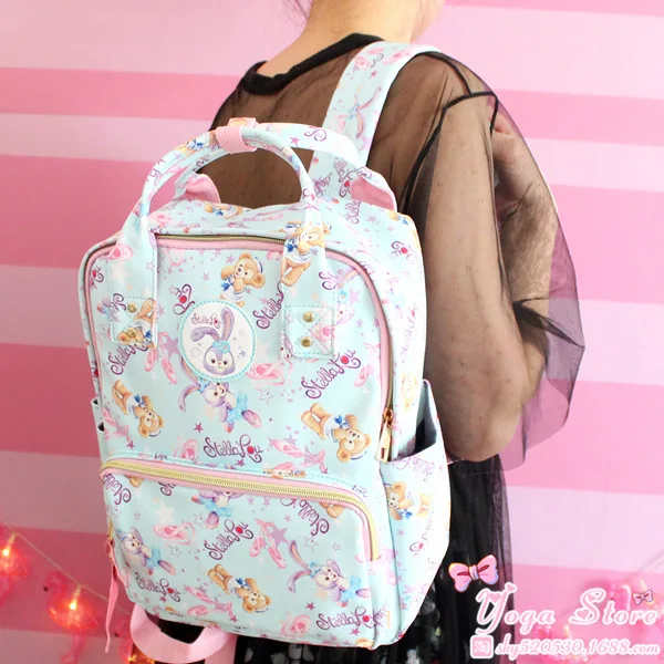 Duffy Bear/новый рюкзак для друзей stellalou Rabbit Детский из искусственной кожи с