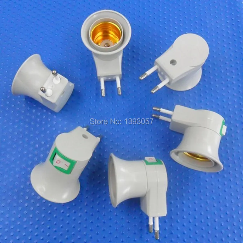 Цоколь переходник для светодиодной лампы E27 110 В 220 переменного тока|light bulb plug
