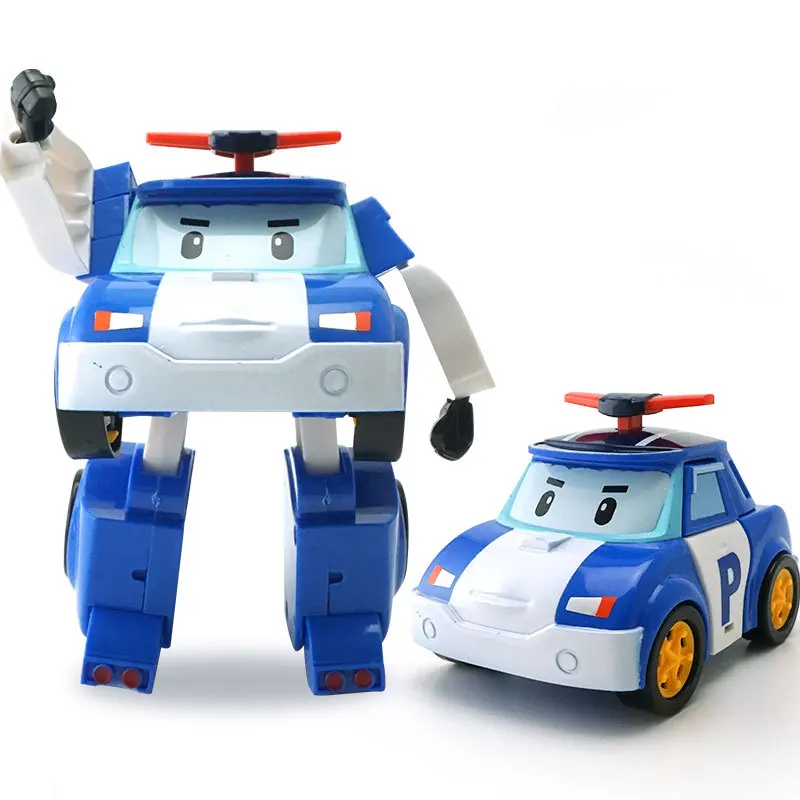 4 шт./6 шт. Robocar Корея Робот детские игрушки Аниме фигурки с рисунками героев из