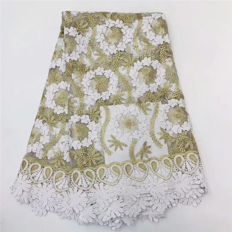 

Latest Tulle Lace Fabric 2019 African French Lace Fabric High Quality With Stones Nigerian Embroidery Lace For Wedding rf65-1911