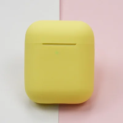 Yellow Новейший мягкий силиконовый чехол, противоударный чехол для смартфона, чехол для наушников, защитный чехол s - Цвет: Yellow