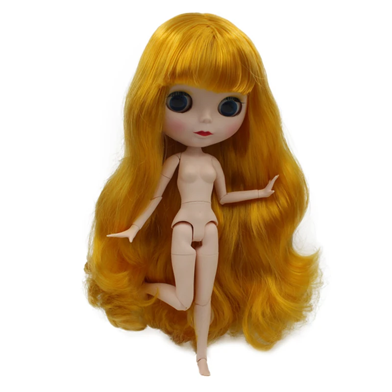 Шарнирная кукла Blyth, Neo Blyth кукла Обнаженная Заказная матовое лицо куклы можно изменить макияж и платье DIY, 1/6 шарнирные куклы SO12