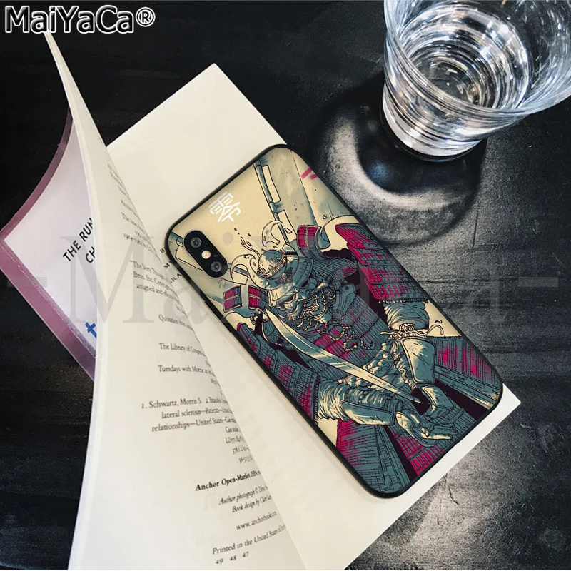 Высококачественный чехол для телефона MaiYaCa японский воин Самурай Apple iPhone 8 7 6 6S Plus X