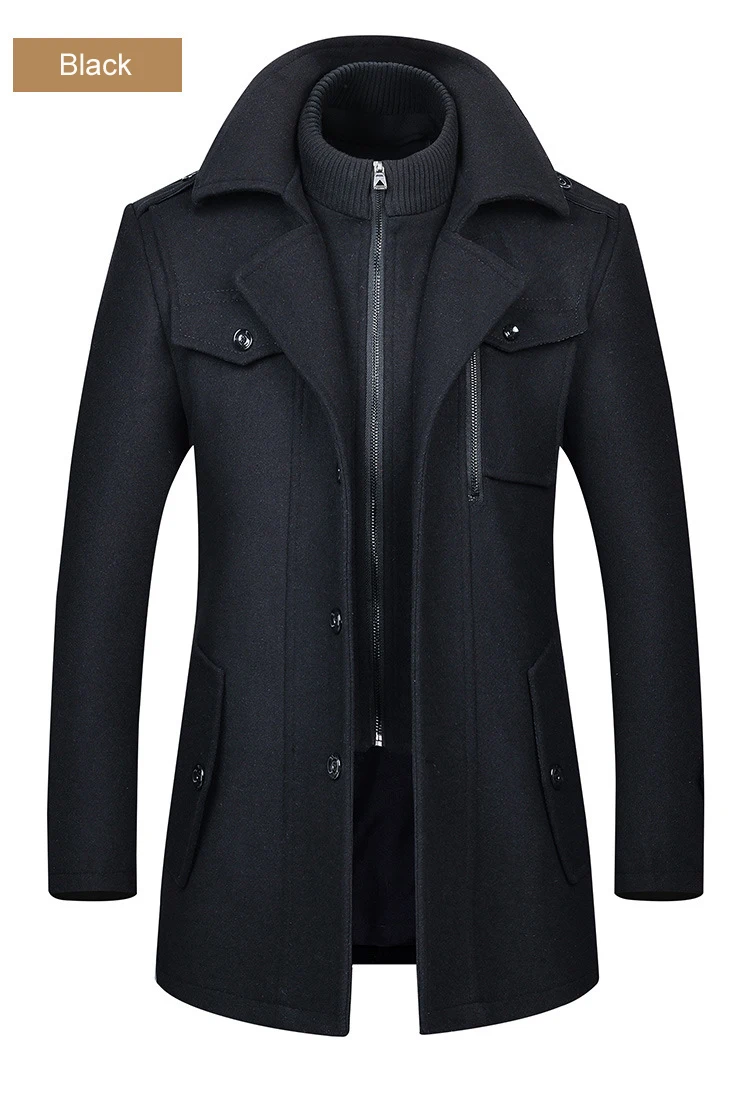 Новинка года; зимнее повседневное плотное Manteau D'hiver Hommes