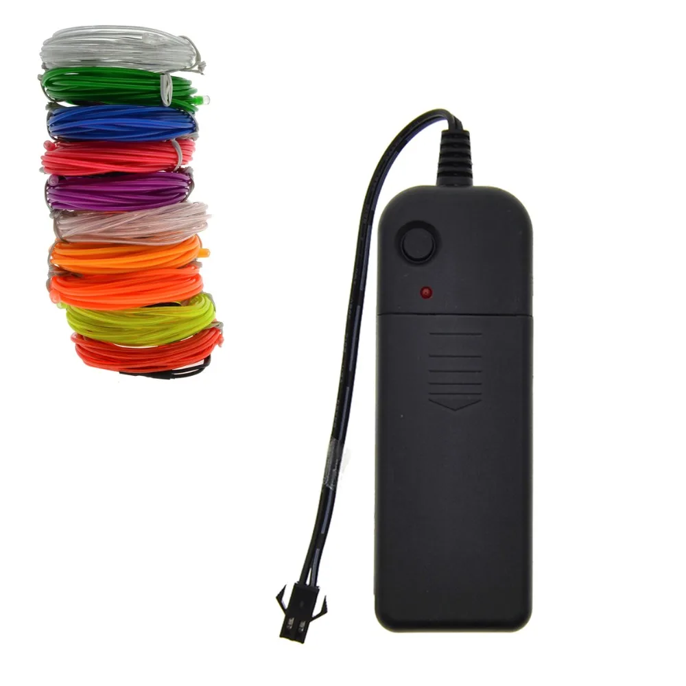 EL Wire неоновые светящиеся стробирующие электролюминесцентные украшения для