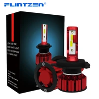 flintzen 2pcs waterproof led car headlight h4 h7 h1190059006 car led headlights hilo beam 50w 6000lm fog light auto headlamp
