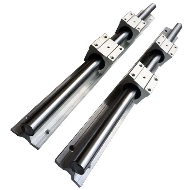 Бесплатная доставка Быстрая рельсы 2 шт SBR16 450mm + 4 SBR16UU SBR20 864/1270 мм 8SBR20UU 3 набора