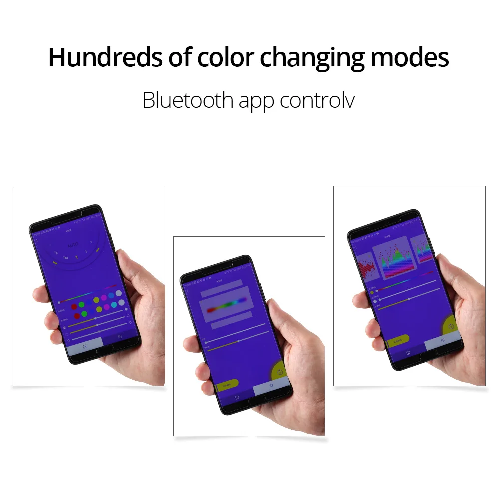 Светодиодный контроллер Bluetooth управление музыкой Pixel IC SPI Phone APP для WS2812 SK6812 SK9822 RGBW