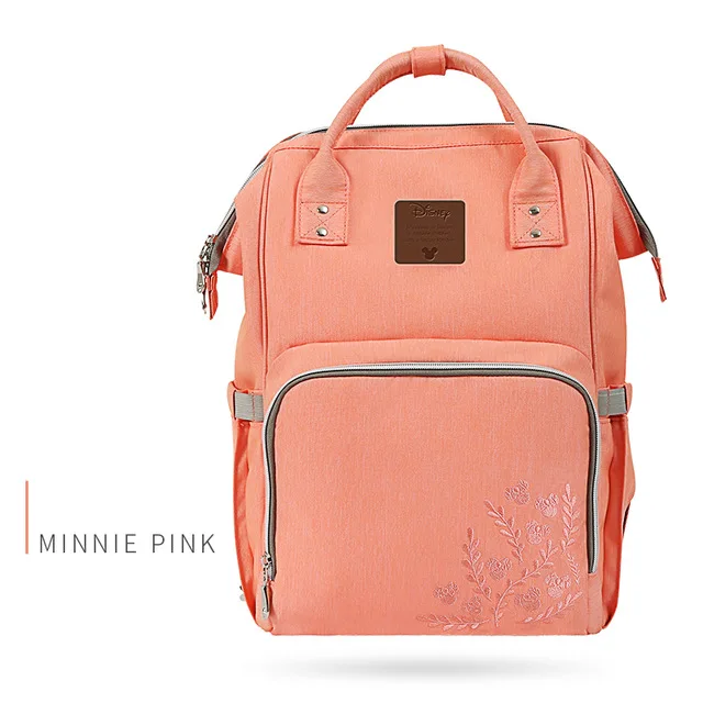 Photo Color Disney Mommy сумка USB нагреватель Оксфорд коляска сумка Многофункциональный рюкзак для беременных водонепроницаемый мумия путешествия пеленки сумка детский продукт - Цвет: Photo Color