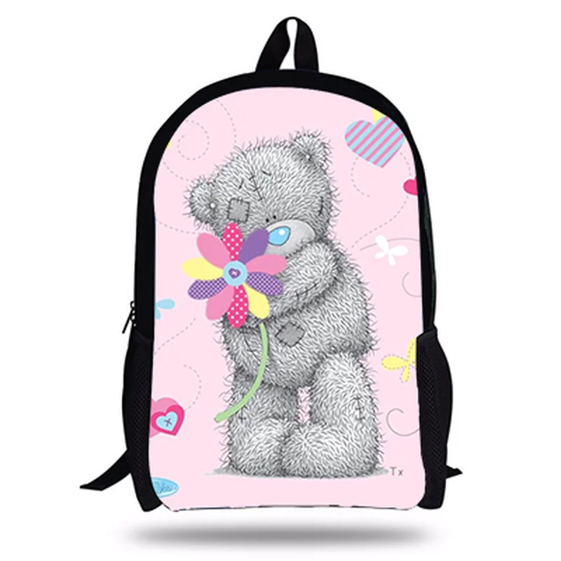 Новый 16 дюймовый рюкзак Mochila Infantil Teddy Me To You Bear детские школьные сумки для девочек