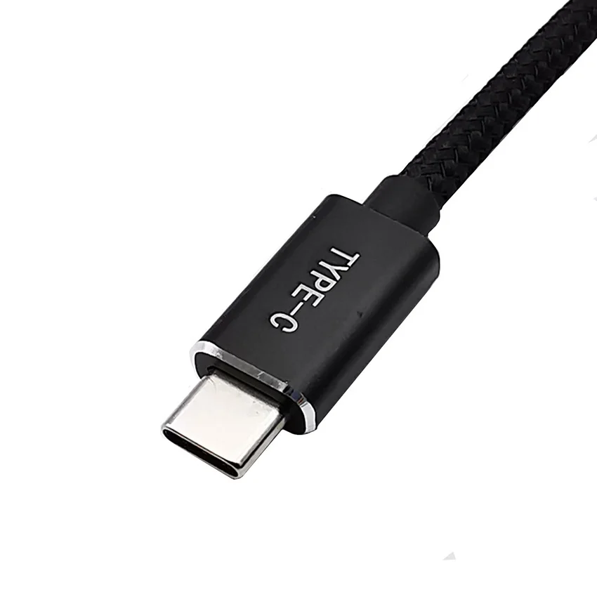 Высокое качество плетеный Мужской USB 3,1 type C к стандартному женскому USB 3,0 порт адаптер OTG 0,2 M