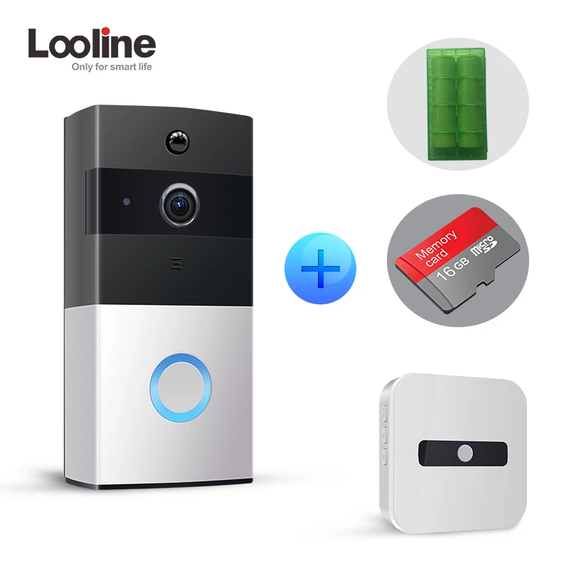 Wifi Doorbell Camera Video Peephole IP Door Intercom Deurbel Battery Doorphone | Безопасность и защита