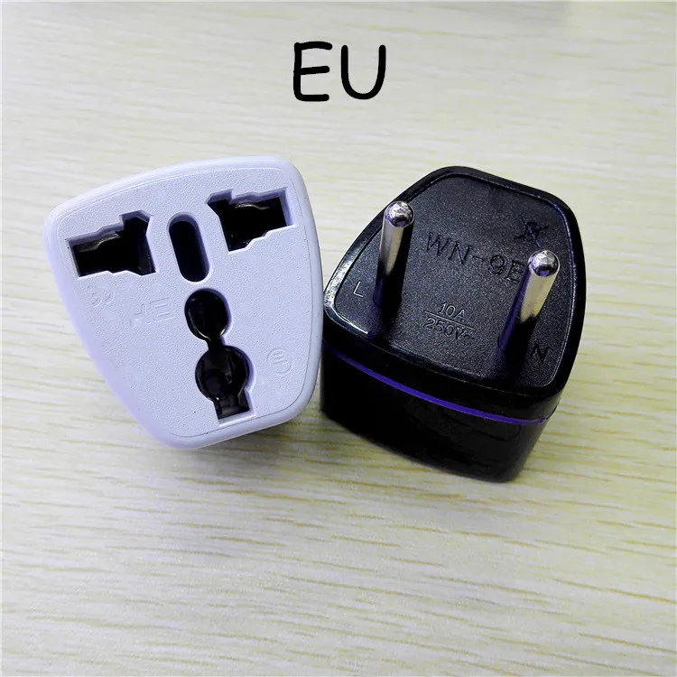 10 Шт./лот Чистой Меди Универсальный ЕС/США/AU/UK ac Путешествия Power Plug Адаптер