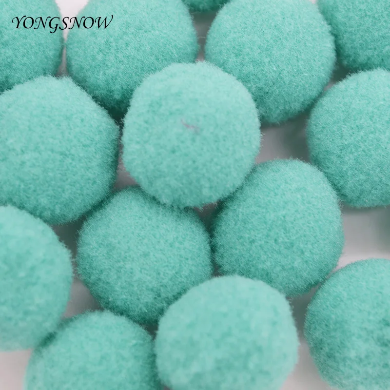 50 шт. 25 мм разноцветные плюшевые шарики помпон мягкие помпоны для DIY украшения